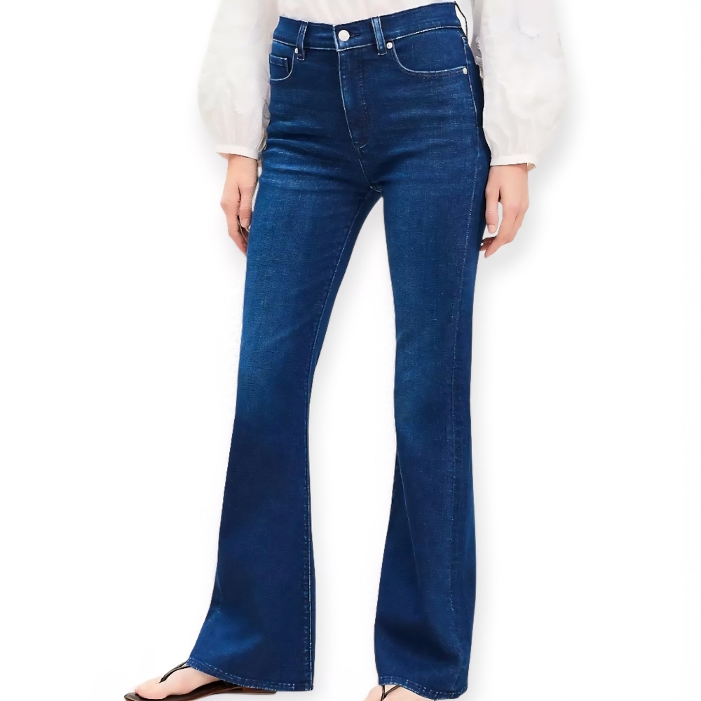 LOFT Women's Flare Jeans - Dark Blue